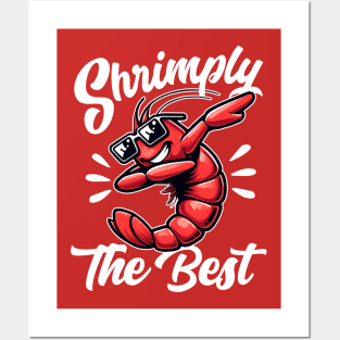 Shrimply the Best Shrimp Pun Posters and Art